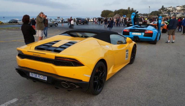 Lamborghini Klub besoek Mosselbaai