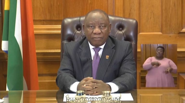 MESSAGE BY PRESIDENT CYRIL RAMAPHOSA