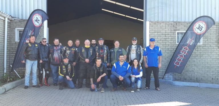 Suid Kaapse Motorfiets Klubs doen hul deel vir welwillendheid