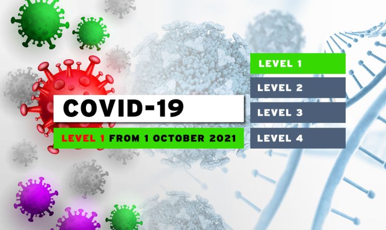Lockdown Level 1 from 1 October 21