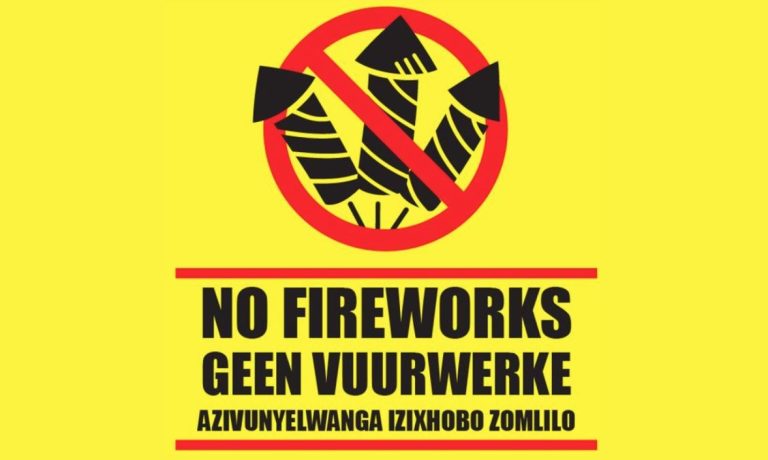 No Fireworks Allowed in George and Surrounds