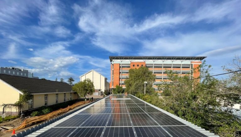 Main building is now solar powered