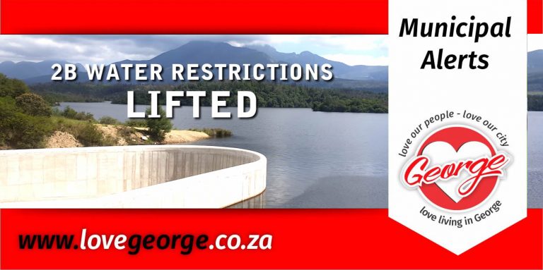 2B Water Restrictions lifted for George